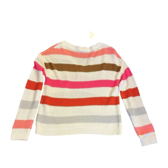 Lisa Todd V Neck Striped Sweater NWT Size Small - Picture 2 of 4